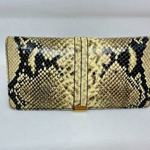 Brahmin Phyton Embossed Wallet